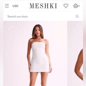 Meshki Women’s strapless dress
